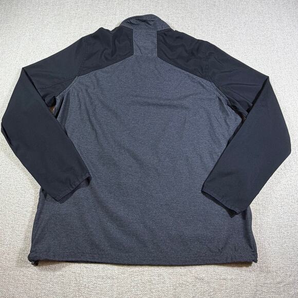Under Armour Men’s L Black Gray ¼ Zip Long Sleeve Pullover Texas Tech Logo Shirt - Picture 2 of 9